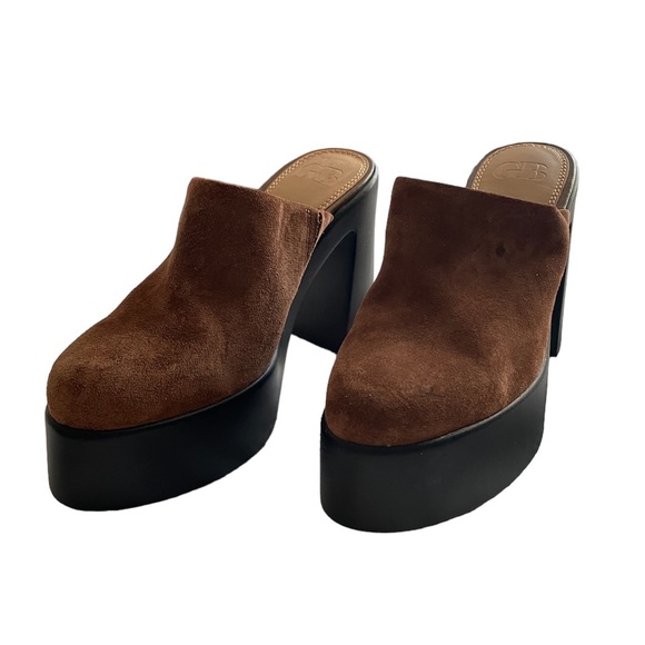 GB Gianni Bini Suede Platform Clog NWT - Picture 4 of 11